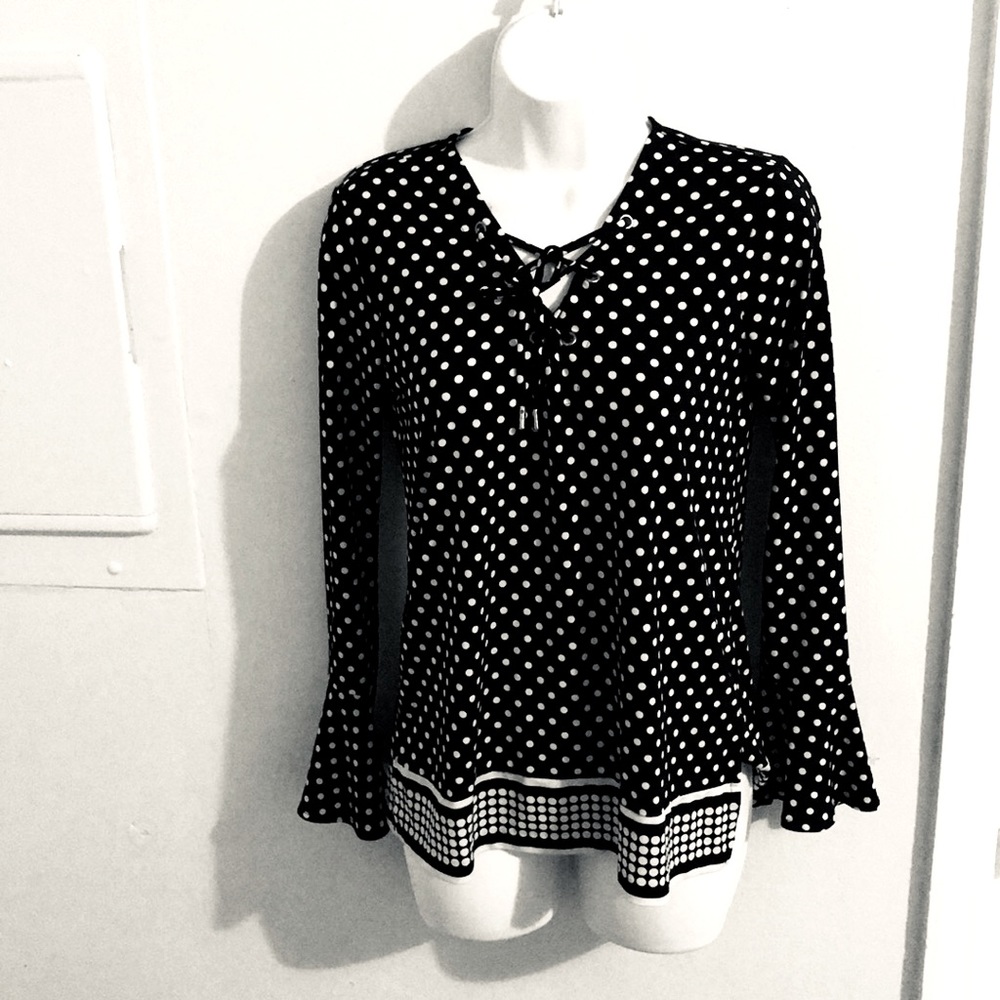 MICHAEL Michael Kors cute bell sleeve blouse
